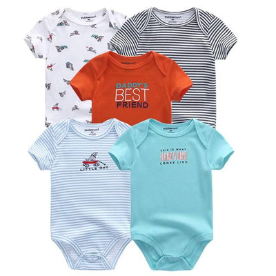 5 Pieces Baby Body suits