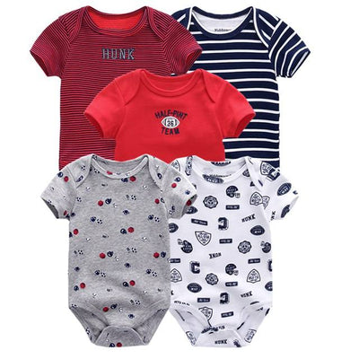 5 Pieces Baby Body suits