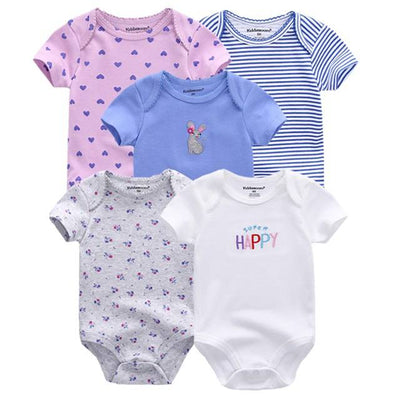 5 Pieces Baby Body suits