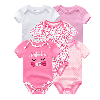 5 Pieces Baby Body suits