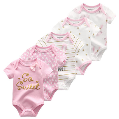 5 Pieces Baby Body suits