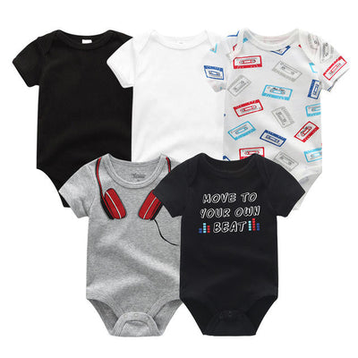 5 Pieces Baby Body suits