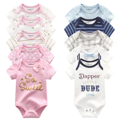 5 Pieces Baby Body suits