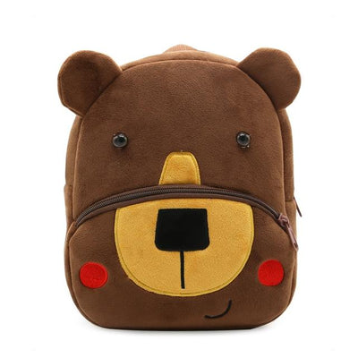 Animal Shaped Plush Backpack For Kids