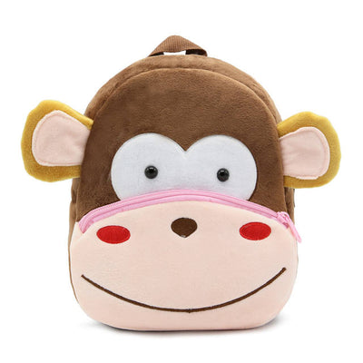 Animal Shaped Plush Backpack For Kids
