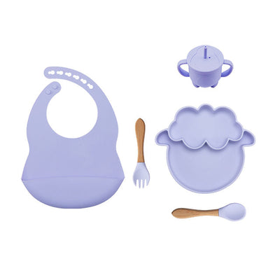 5pcs Baby Feeding Bowl With Suction