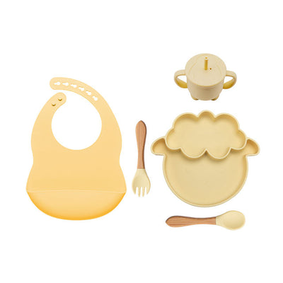 5pcs Baby Feeding Bowl With Suction