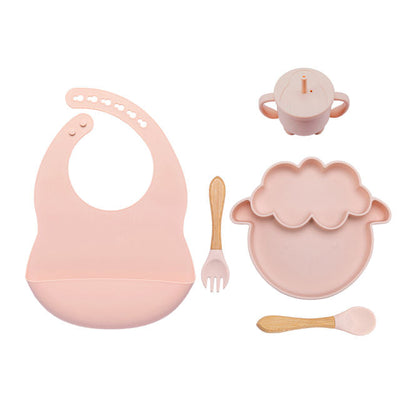 5pcs Baby Feeding Bowl With Suction