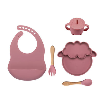 5pcs Baby Feeding Bowl With Suction