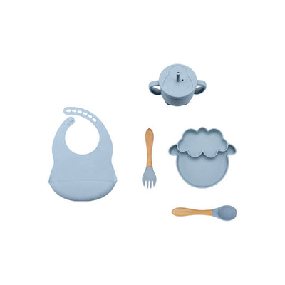 5pcs Baby Feeding Bowl With Suction