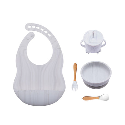 5pcs Baby Feeding Bowl With Suction