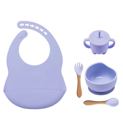 5pcs Baby Feeding Bowl With Suction