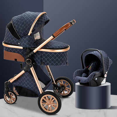 3 in 1 Luxurious Baby Stroller