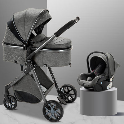 3 in 1 Luxurious Baby Stroller