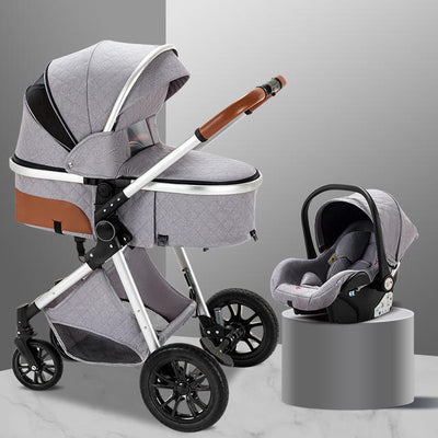 3 in 1 Luxurious Baby Stroller