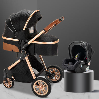 3 in 1 Luxurious Baby Stroller